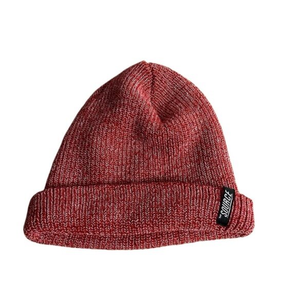 Vivo Headwear Unisex The Source Red Knit Beanie - Picture 1 of 4